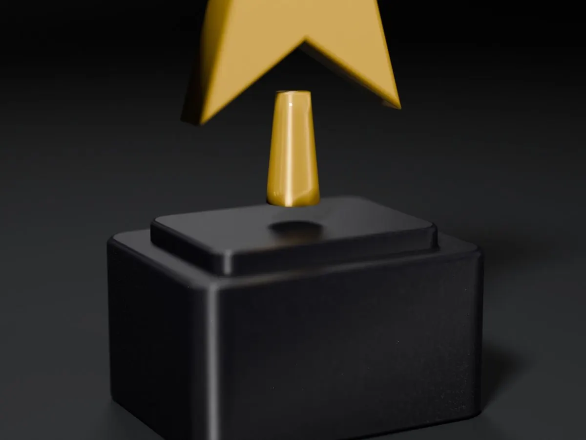 Trofeum z logo – Pracownik roku - obrazek 2