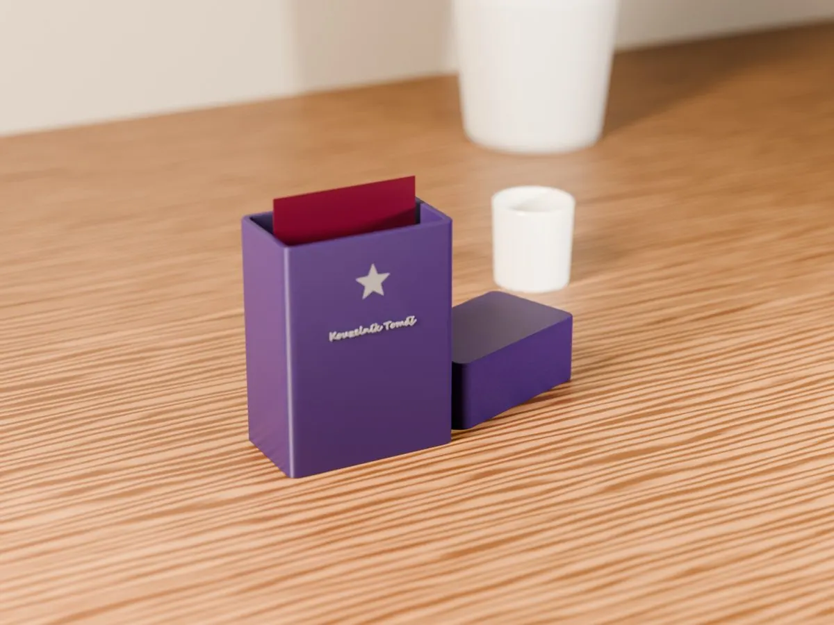 Krabička na karty (deck box) se jménem