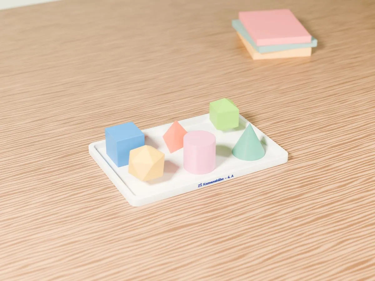 Set geometrischer Körper für die Schule
