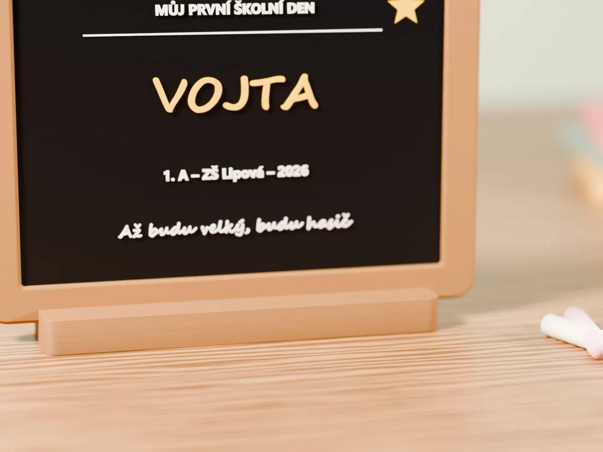Tabulka Můj první školní den - obrazek 2