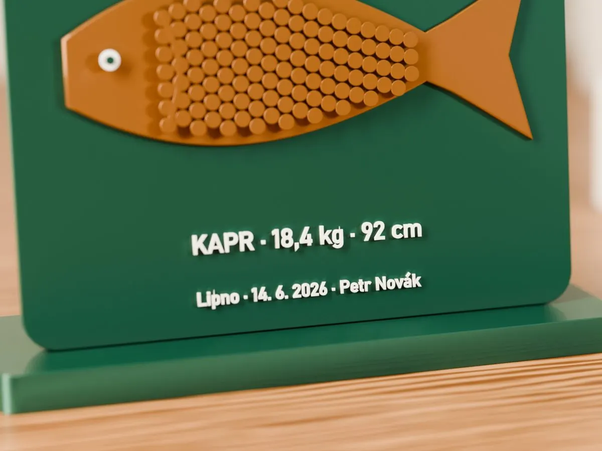 Catch Trophy – Carp with Measurements - Image 2