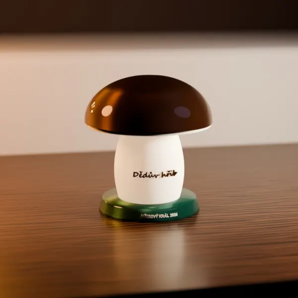 Lampa Hřib se jménem