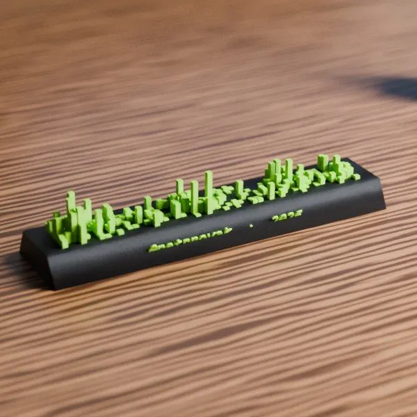 GitHub skyline – váš rok commitů ve 3D