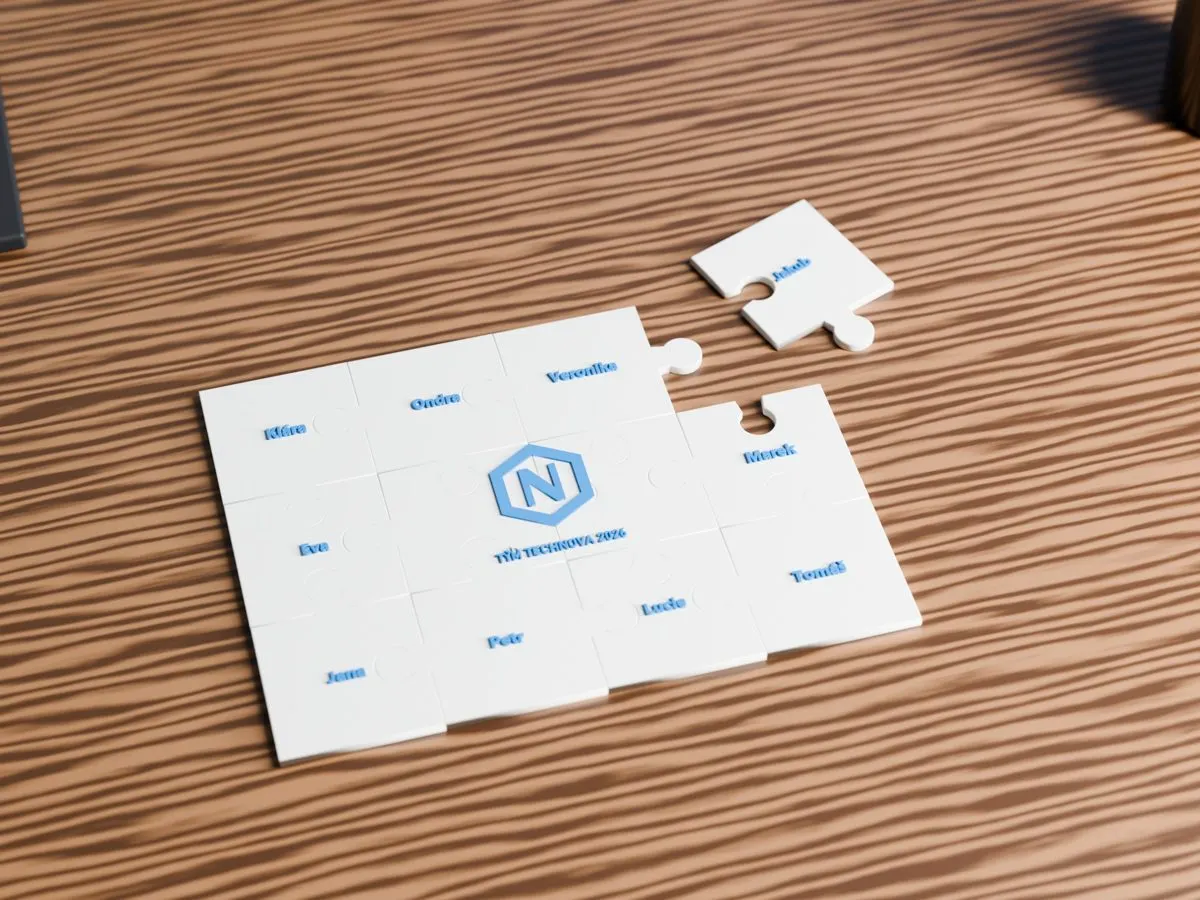 Týmové puzzle – každý dílek jedno jméno