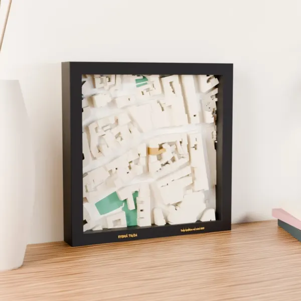 Náš dům – 3D mapa ulice se zlatým domem