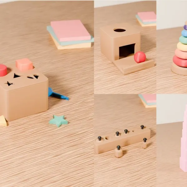Montessori kompletní pokojíček (15 pomůcek)
