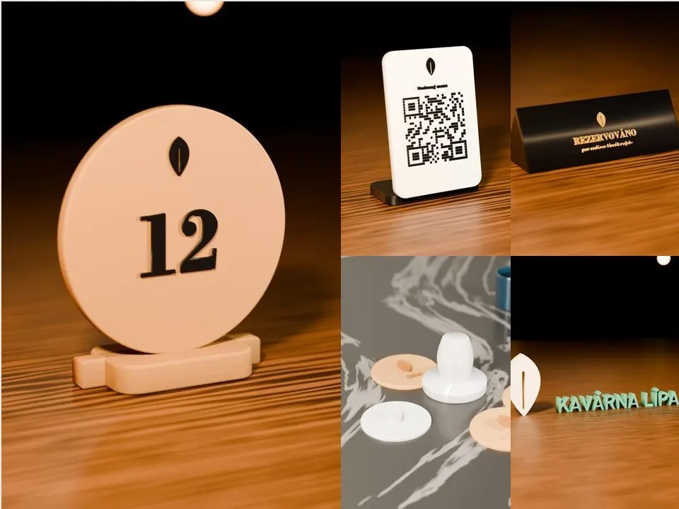 Restaurace – vybavení stolů (15 stolů)