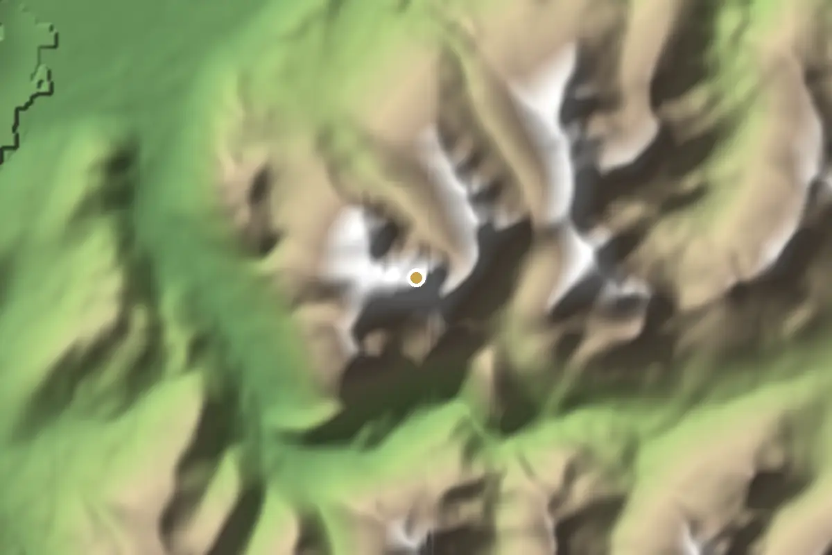 Ben Nevis – cieniowany teren z danych wysokościowych