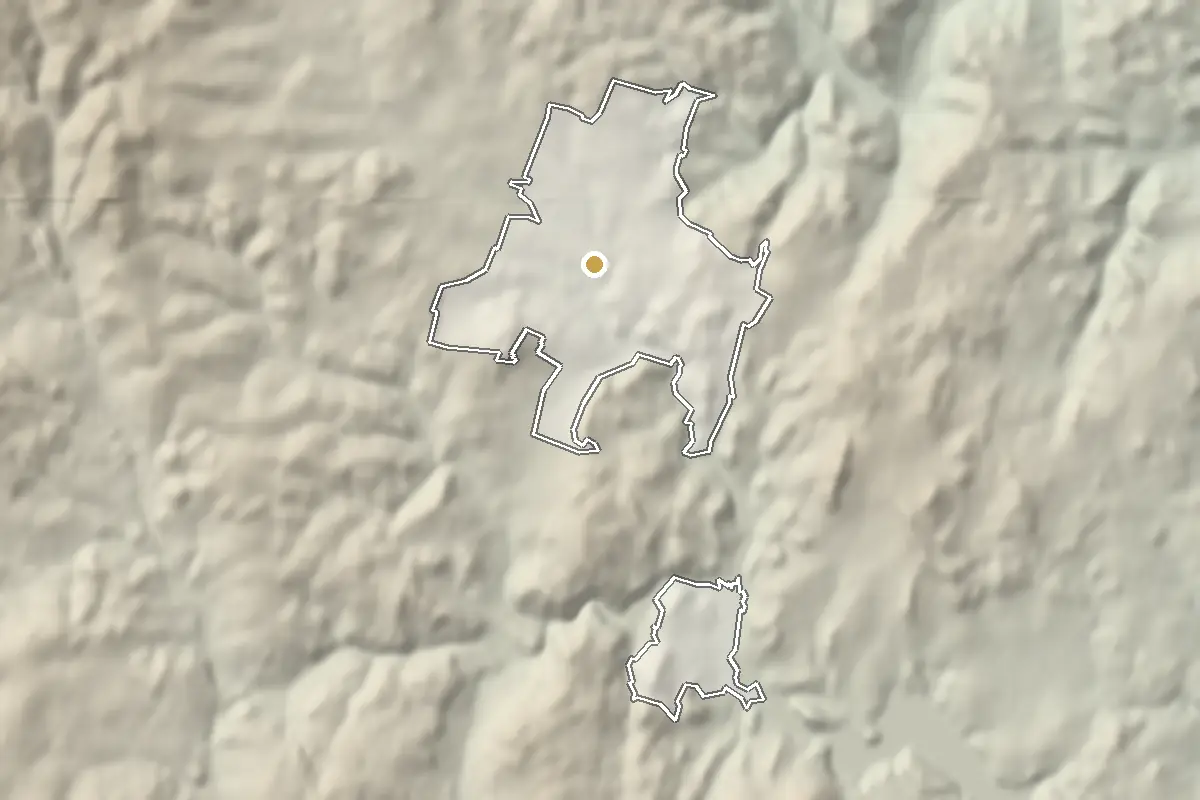 Bruntál – shaded terrain from elevation data