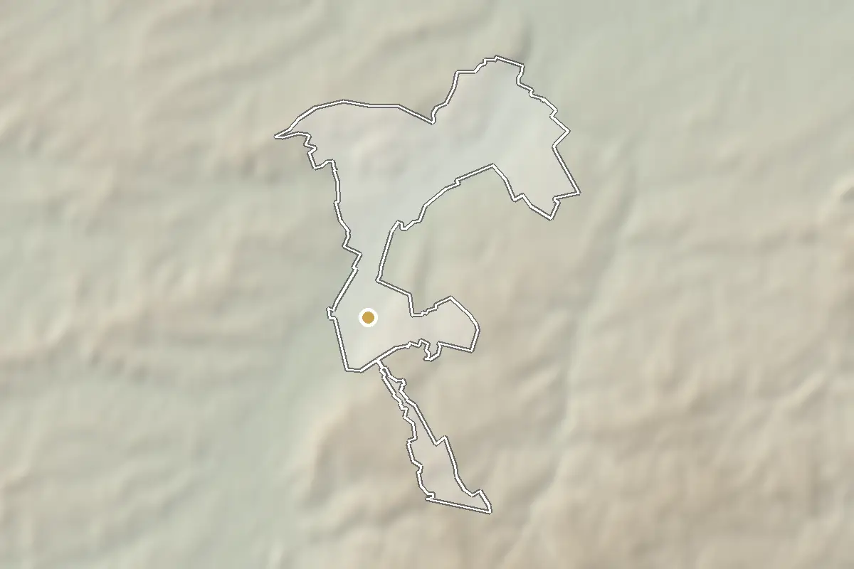 Brussels – shaded terrain from elevation data