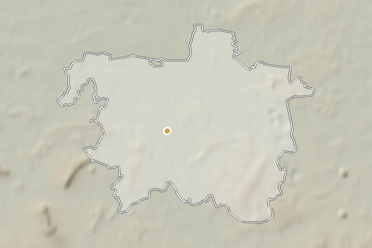 Hanover – shaded terrain from elevation data