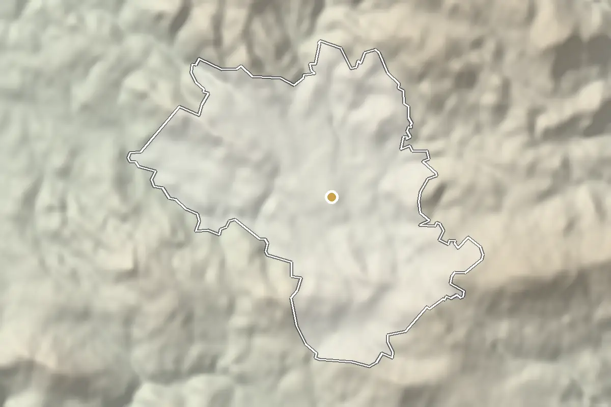 Jablonec nad Nisou – stínovaný terén z výškových dat