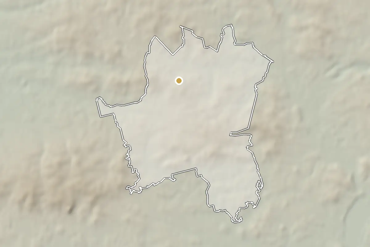 Katowice – shaded terrain from elevation data