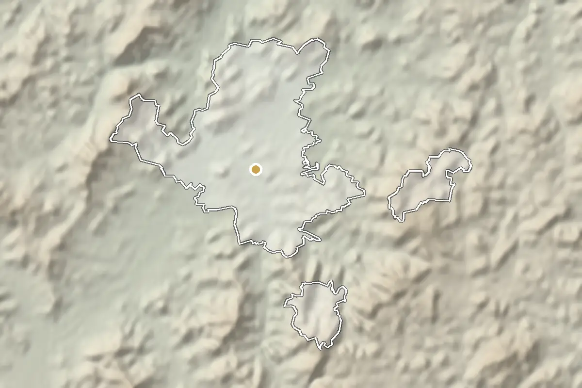 Klatovy – shaded terrain from elevation data