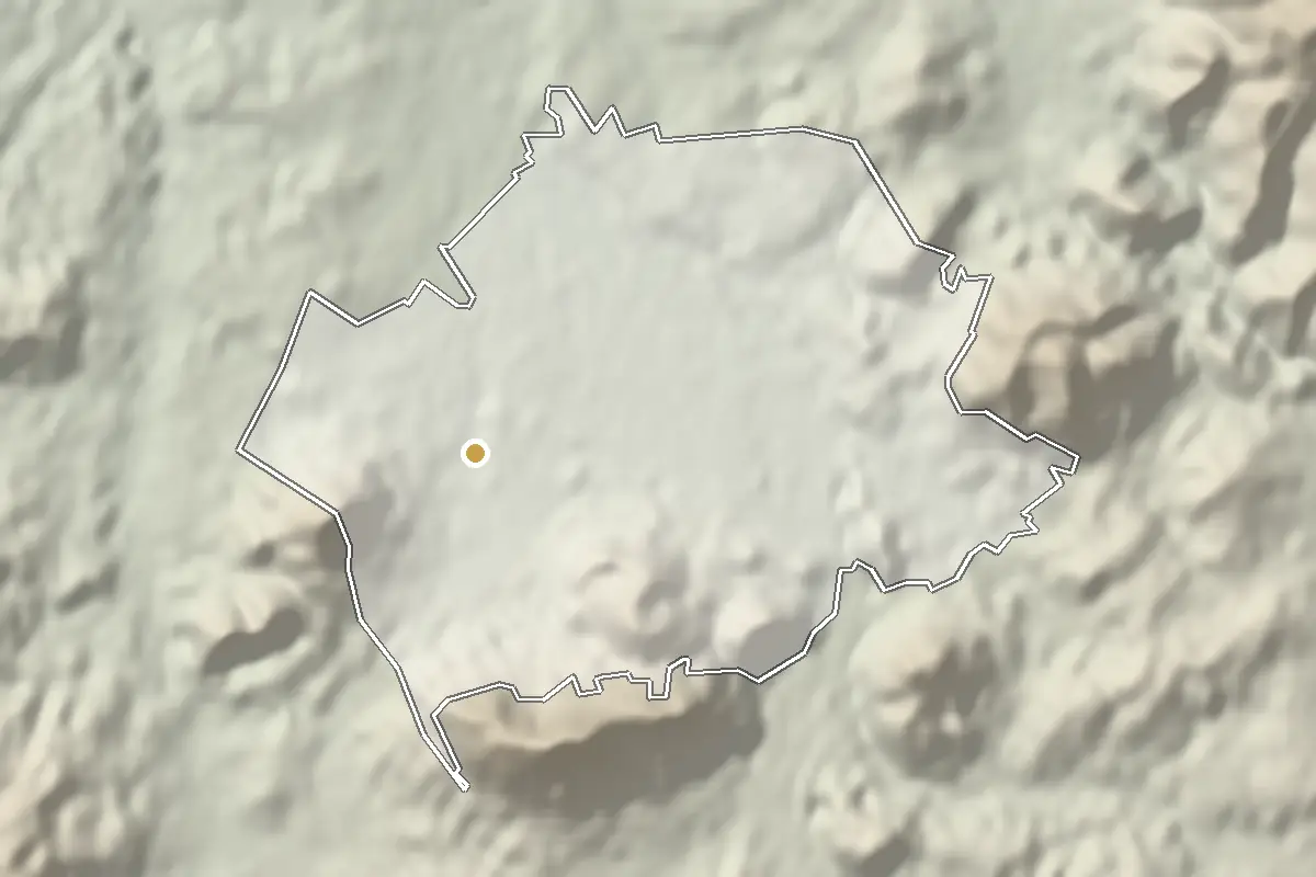 Kopřivnice – shaded terrain from elevation data