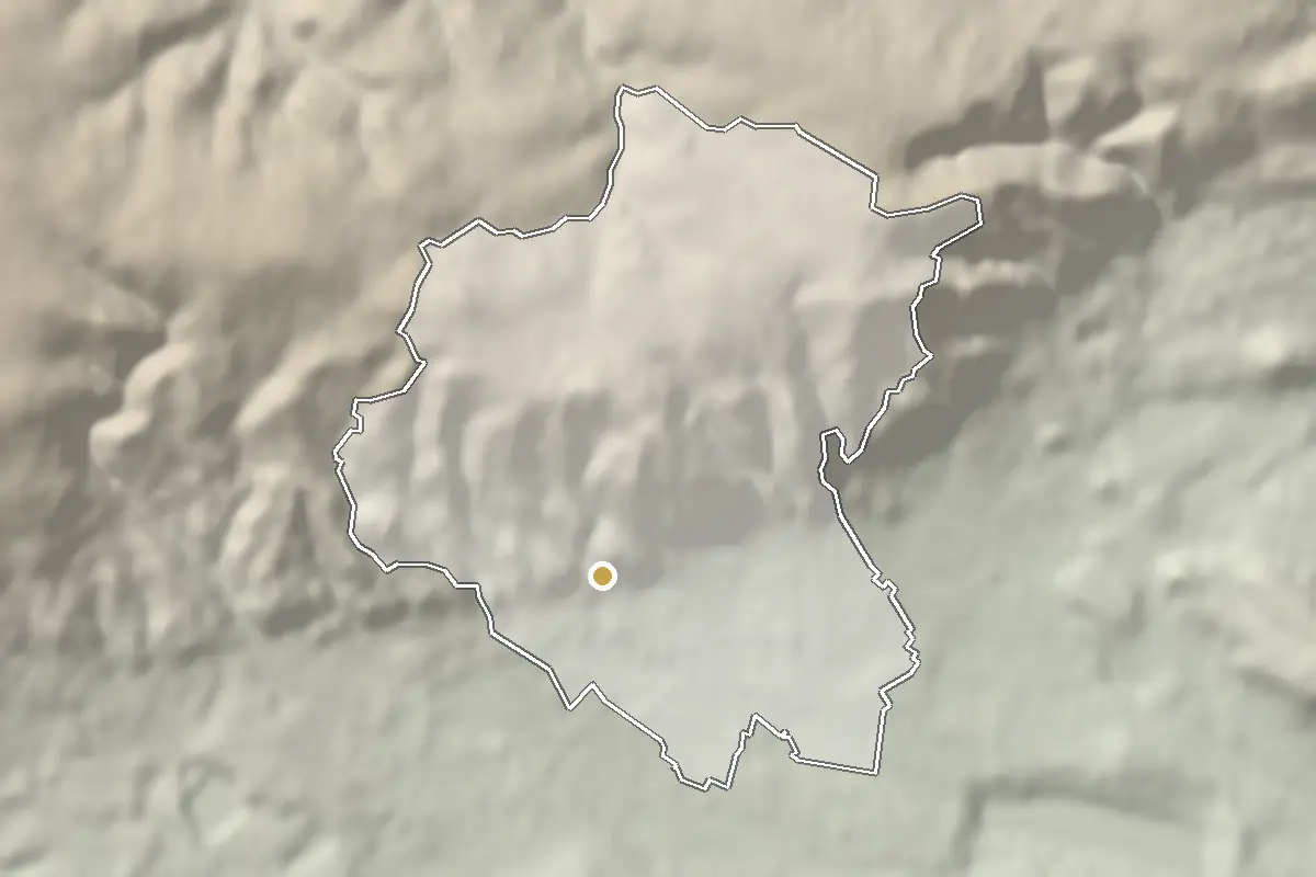 Krupka – shaded terrain from elevation data