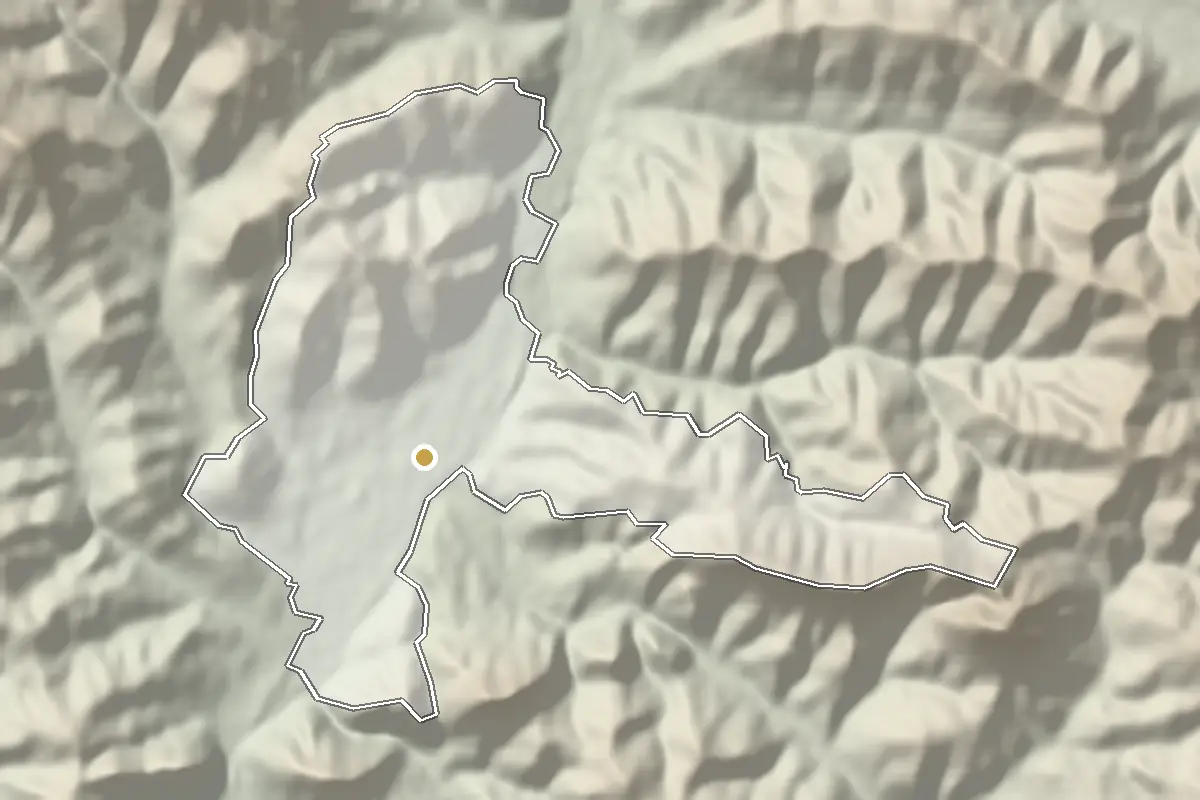 Kysucké Nové Mesto – shaded terrain from elevation data