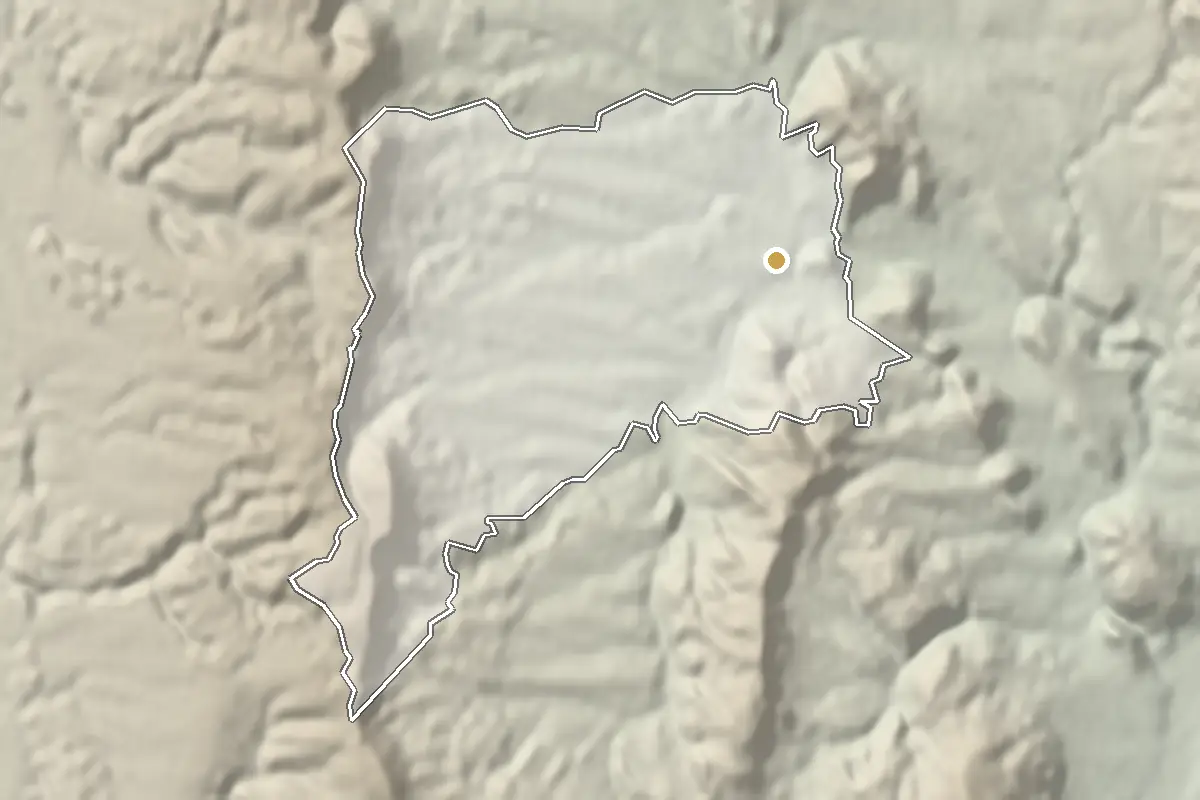 Moravská Třebová – shaded terrain from elevation data