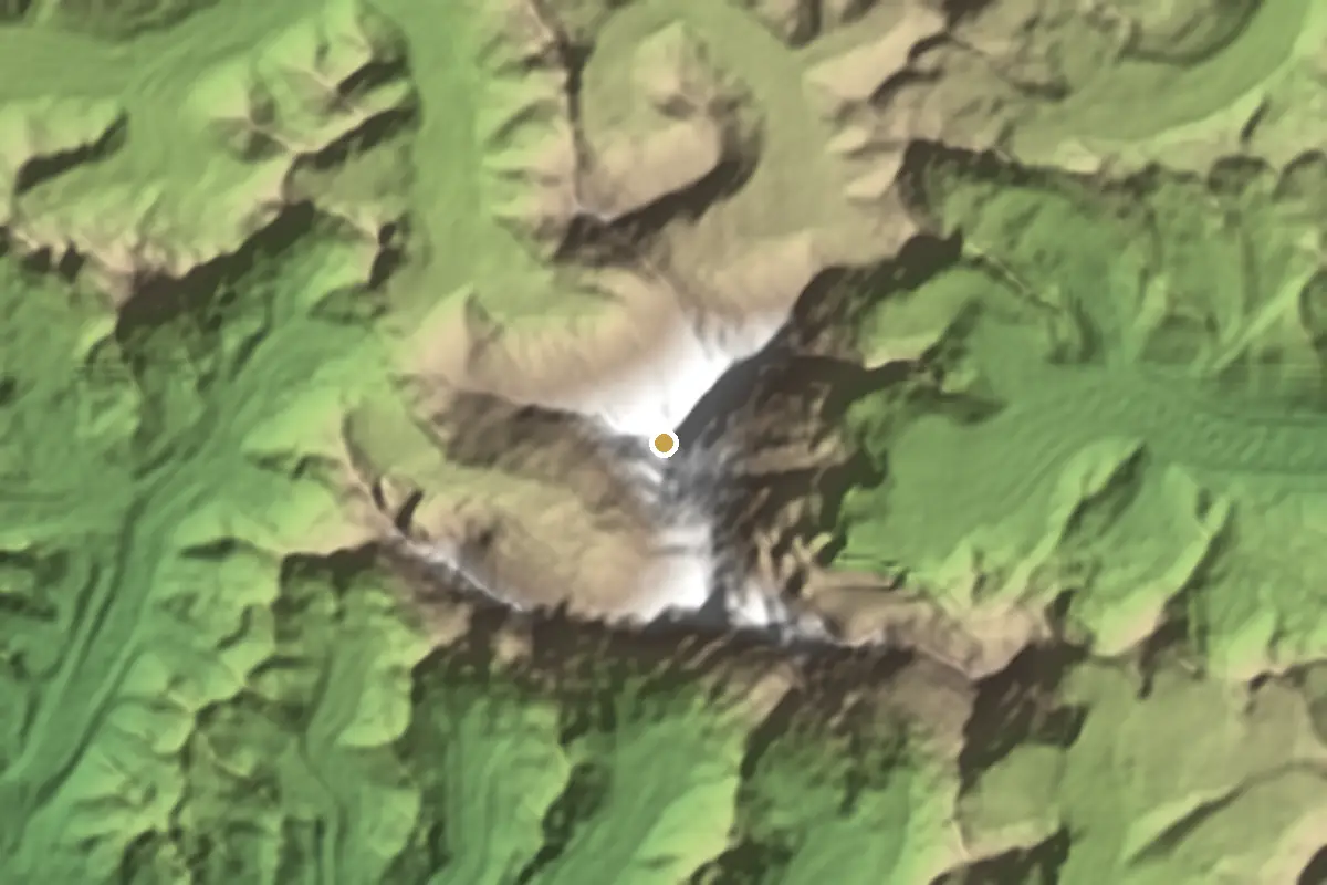 Mount Everest – cieniowany teren z danych wysokościowych