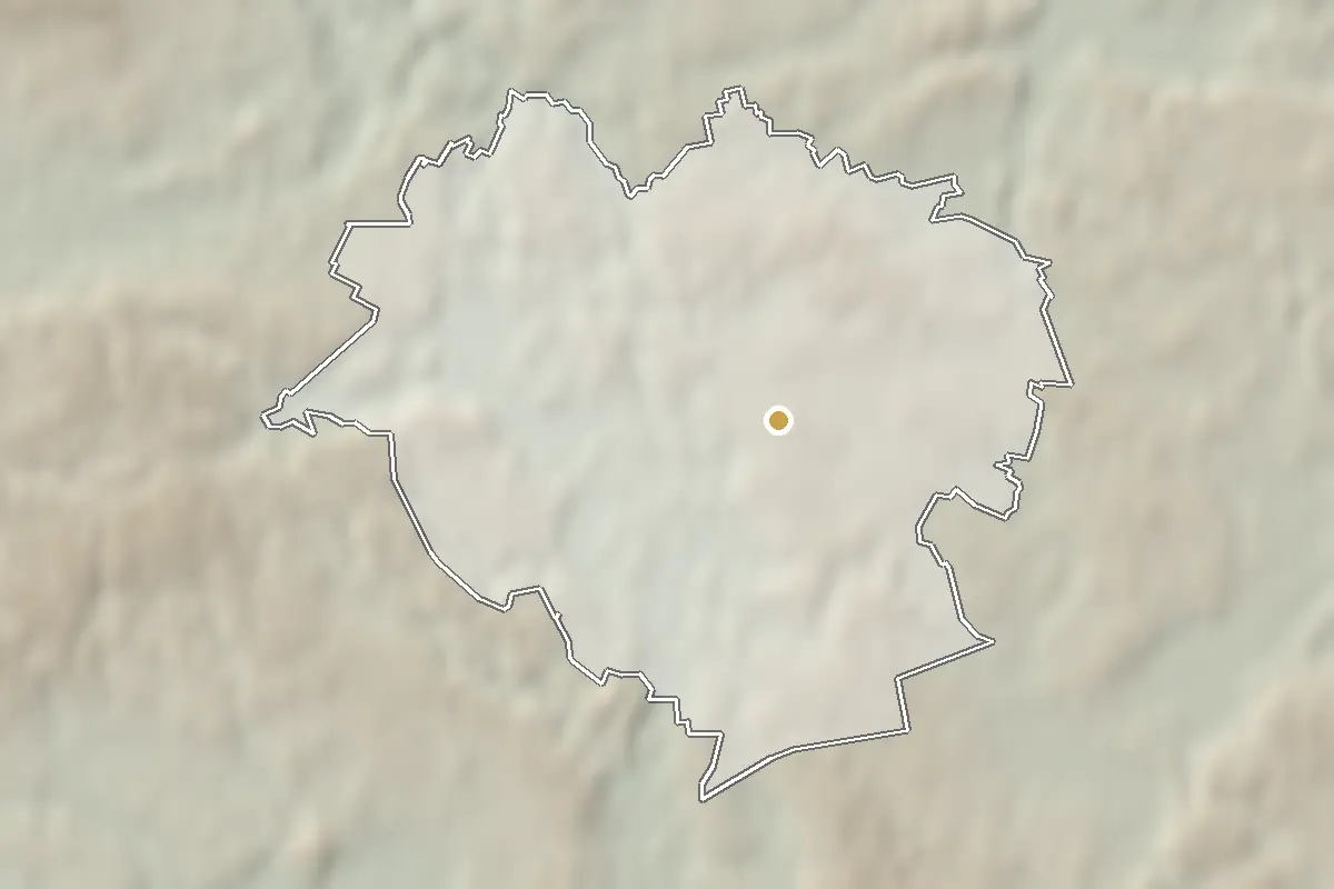 Olsztyn – shaded terrain from elevation data