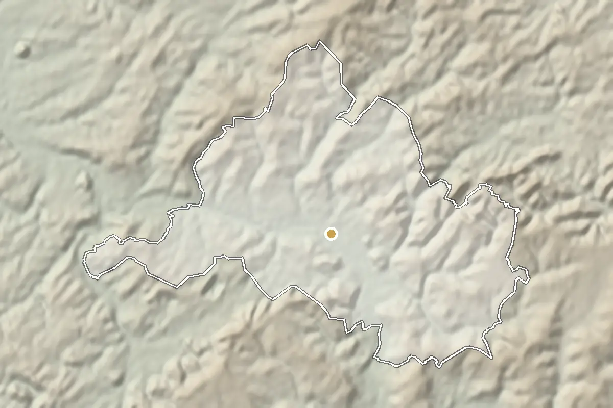 Saarbrücken – shaded terrain from elevation data