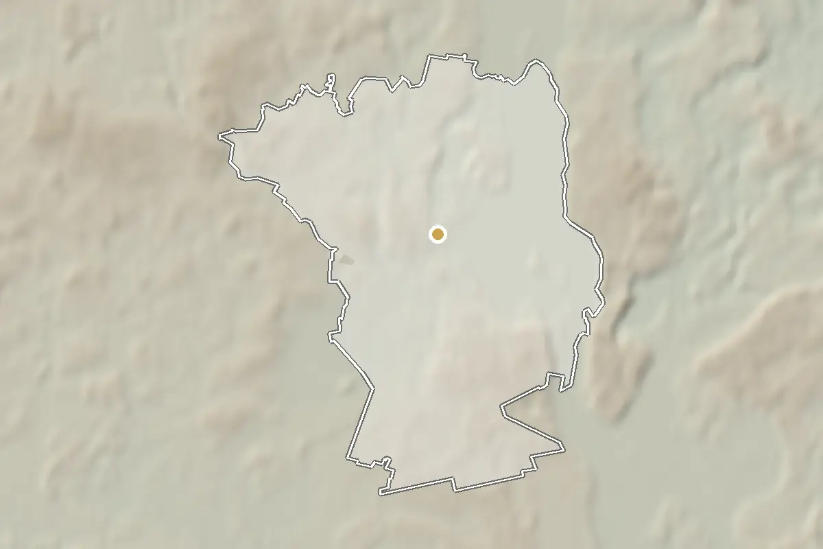 Schwerin – shaded terrain from elevation data