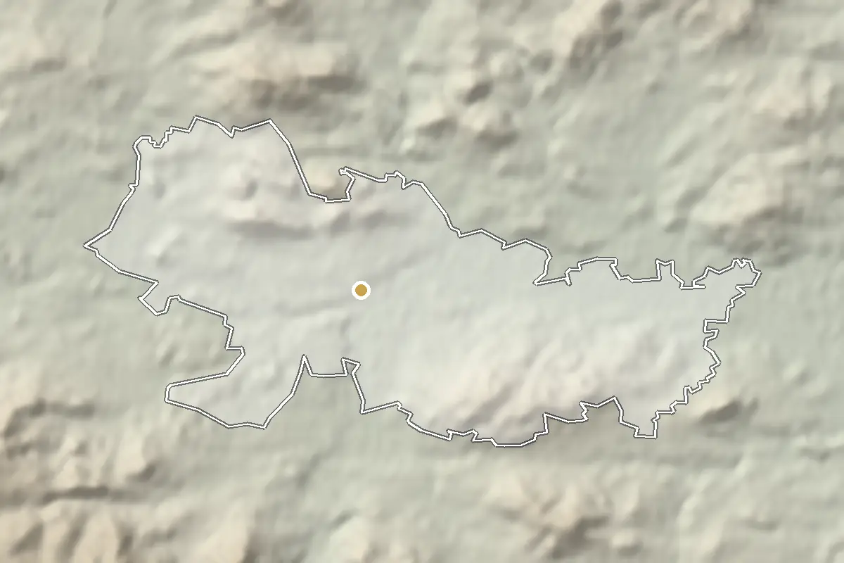 Strakonice – shaded terrain from elevation data