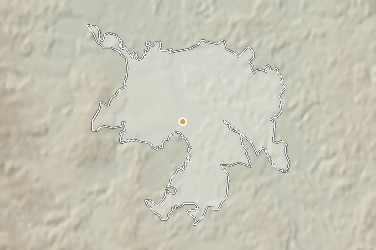 Třeboň – shaded terrain from elevation data