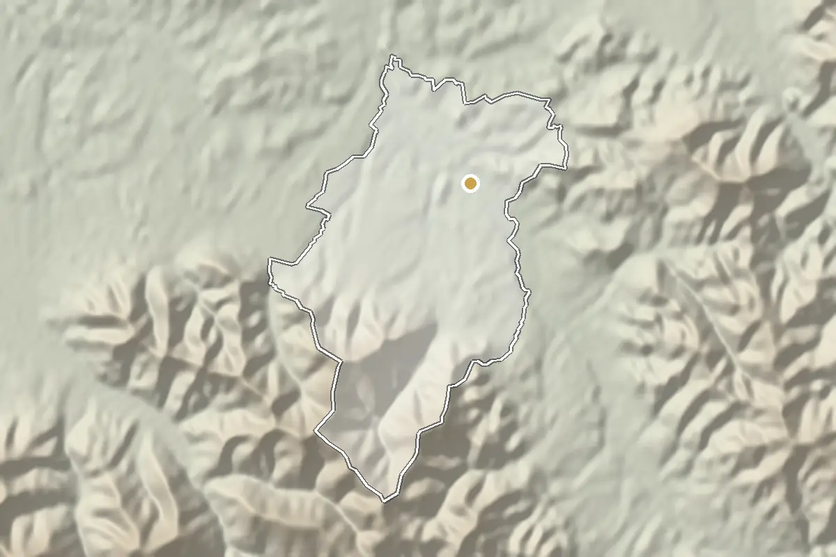 Třinec – shaded terrain from elevation data