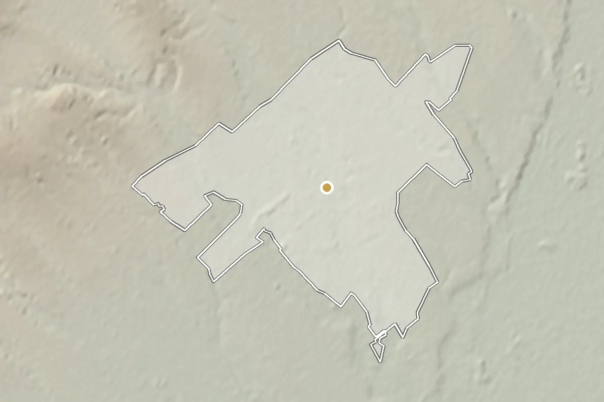 Trnava – shaded terrain from elevation data
