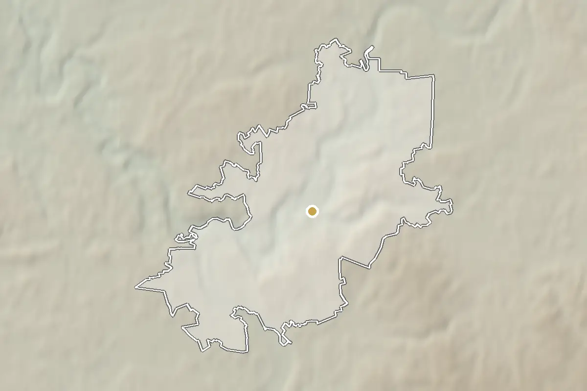 Vilnius – shaded terrain from elevation data